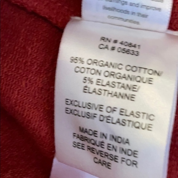 Aventura jacket Organic Cotton Avetura size Large orange jacket - Picture 8 of 8